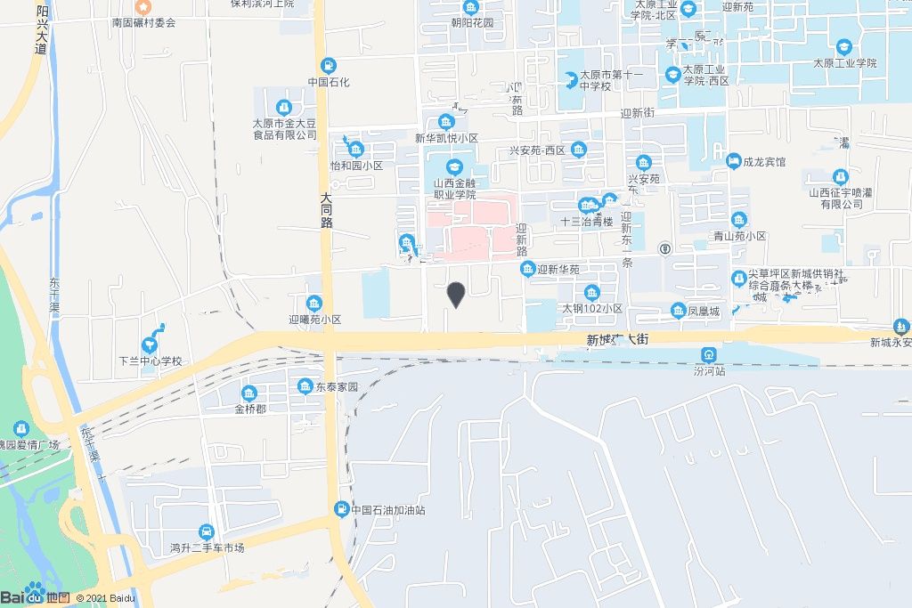 迎新路西、大同路东、新店街北