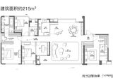 天琴海_5室2厅3卫 建面215平米