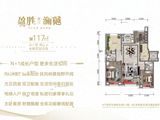 盈胜澜樾_4室2厅2卫 建面117平米