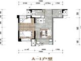 坤鸿天玺_2室2厅1卫 建面59平米