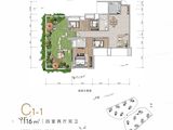 圆中润达丰滨江郦城_4室2厅2卫 建面116平米