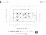 领汇ONE_4#楼-6层平面图（办公） 建面571平米