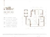 武汉长江天地_4室2厅2卫 建面188平米