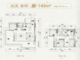 贵阳天瀑学府_4室2厅3卫 建面143平米