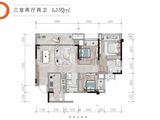 中建光屿_3室2厅2卫 建面92平米