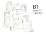 江山源境_3室2厅2卫 建面98平米