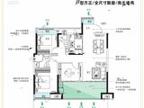 煌盛澜庭_3室2厅2卫 建面97平米