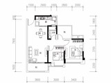 半岛1号_3室2厅1卫 建面86平米