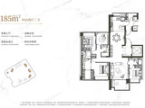 龙华金茂府_4室2厅3卫 建面185平米